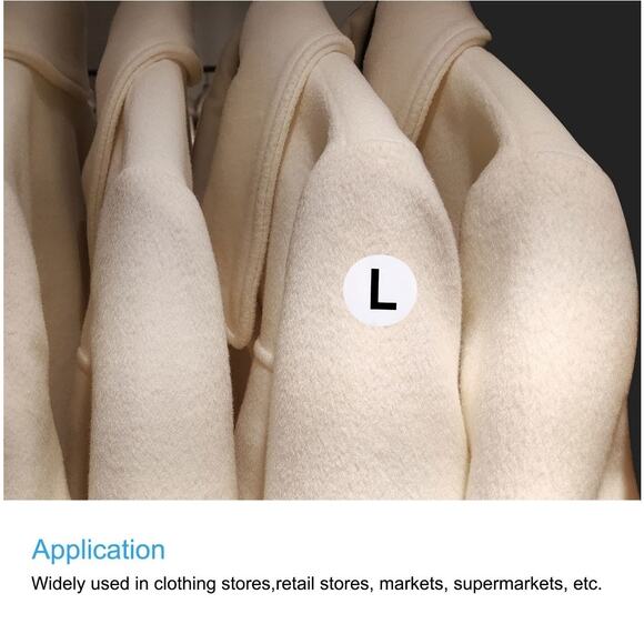 x120 "Thank you" BLACK sticker shipping supplies - Picture 2 of 2